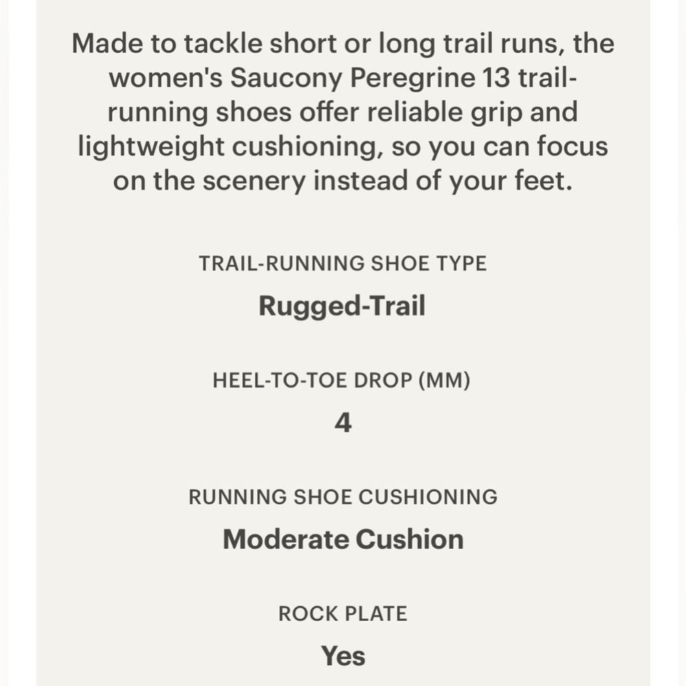 Saucony Peregrine 13 Trail-Running Shoes - Women's 8 - Picture 8 of 16